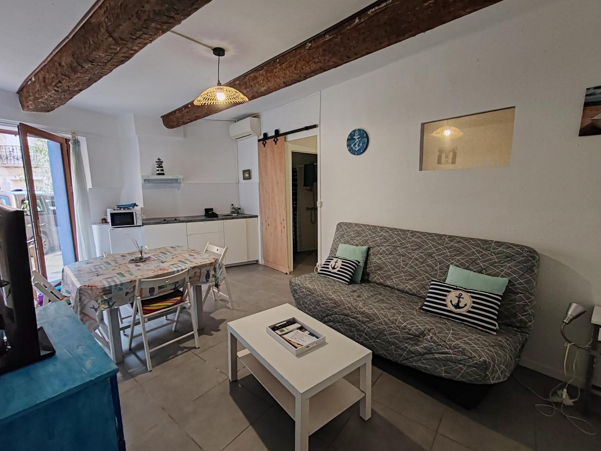 Joli T2 Ambiance Nautique Climatise Et Bien Situe Appartement Marseillan  Buitenkant foto