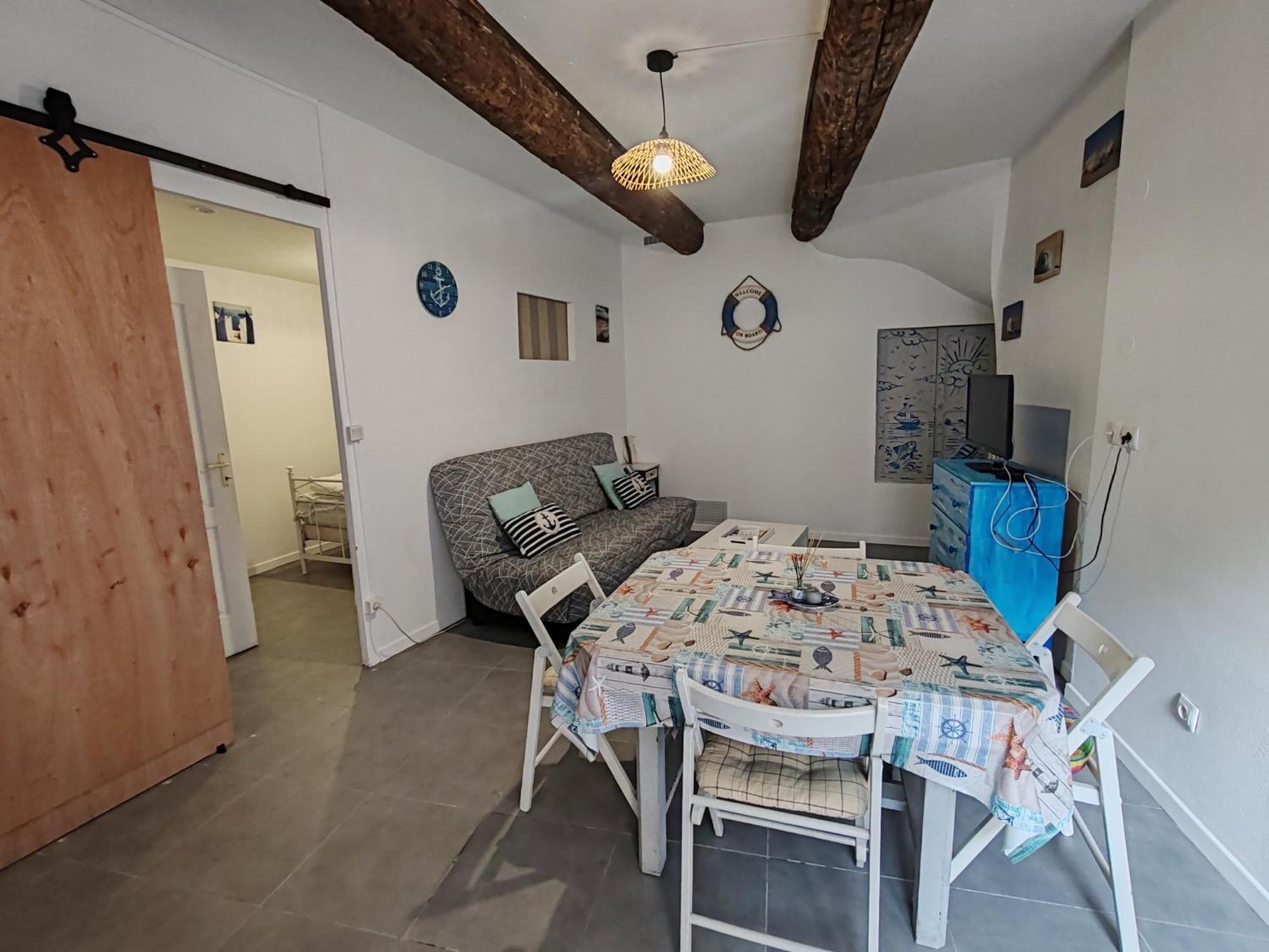 Joli T2 Ambiance Nautique Climatise Et Bien Situe Appartement Marseillan  Buitenkant foto